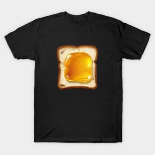 Honey Bee Toast Sandwich Bread Beekeeper Vintage Coffee Kawaii Yummy T-Shirt